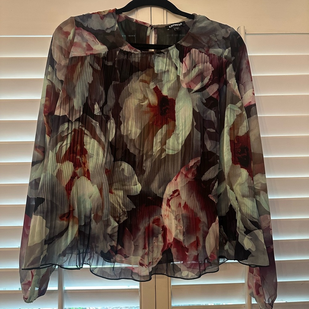 Floral Chiffon Blouse